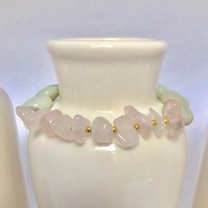 GEMSTONE | Rose Quartz &Chinese Amazonite Bracelet